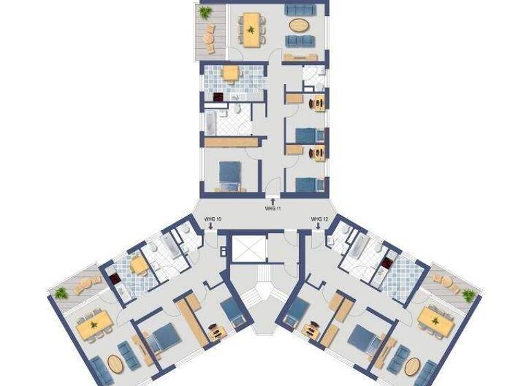 Wohnung zum Kauf provisionsfrei 327.100 € 3 Zimmer 75 m² EG Vinzenzallee 28 Lövenich Köln 50859