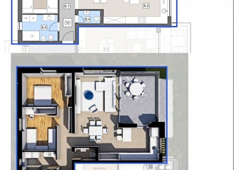 Wohnung zum Kauf 309.764 € 3 Zimmer 83 m² 1. Geschoss Labin