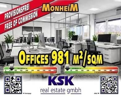 Bürofläche zur Miete provisionsfrei 2,20 € 981 m² Bürofläche Monheim Monheim am Rhein 40789