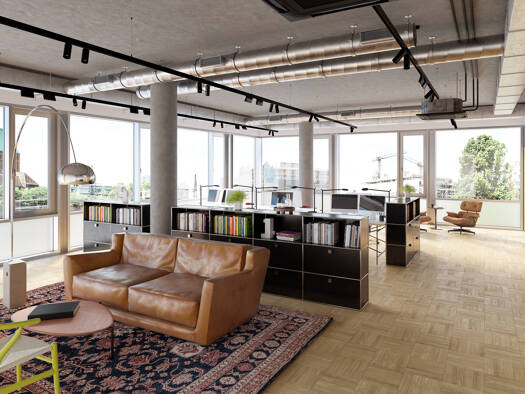 Büro zur Miete - Erstbezug provisionsfrei 25 € 461,2 m² Bürofläche Holzmarktstraße 66 Friedrichshain Berlin 10179