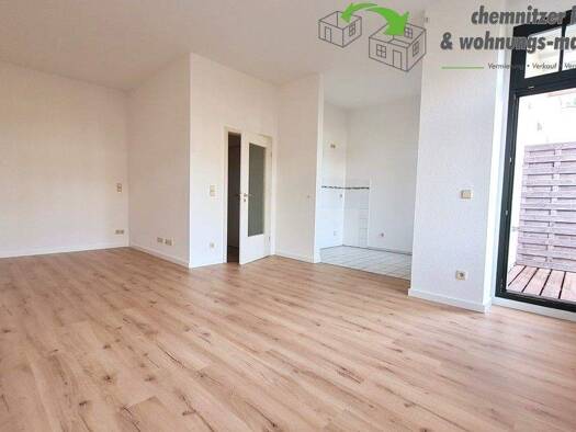 Wohnung zur Miete 216 € 1 Zimmer 36 m² 2. Geschoss Barbarossastraße 69 Kaßberg Chemnitz / Kaßberg 09112