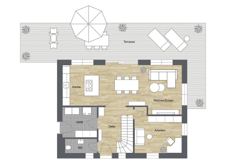 Einfamilienhaus zum Kauf 649.000 € 5 Zimmer 130 m² 434 m² Grundstück Vilsendorf Bielefeld 33739