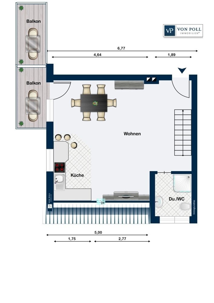 Wohnung zum Kauf 135.000 € 2 Zimmer 39 m²<br/>Wohnfläche Gern Ornbau 91737