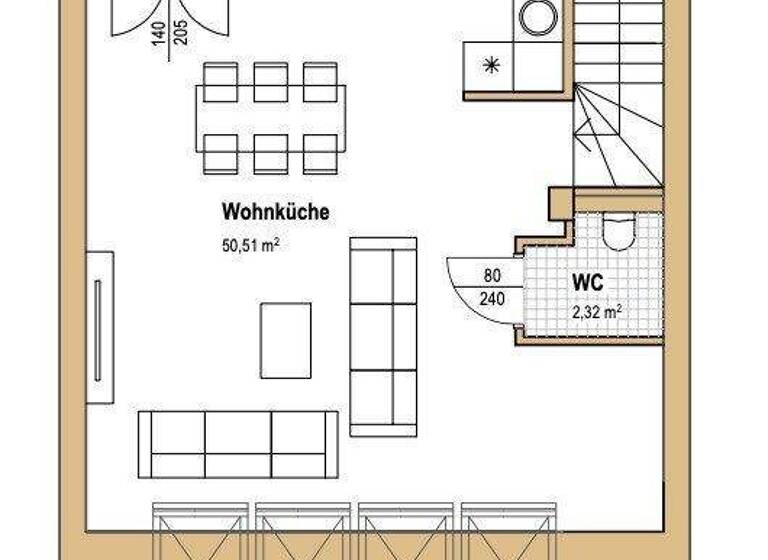 Wohnung zum Kauf 1.200.000 € 3 Zimmer 103,1 m² 6. Geschoss Wien 1090