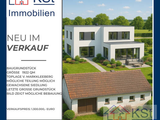 Grundstück zum Kauf 1.300.000 € 1.922 m² Grundstück Markkleeberg Markkleeberg / Zöbigker 04416