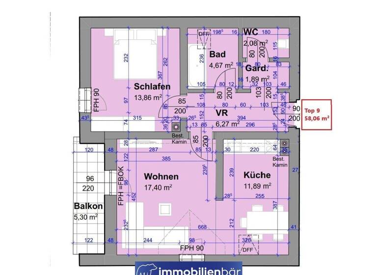 Wohnung zum Kauf 149.000 € 2,5 Zimmer 58,1 m² 2. Geschoss frei ab 01.07.2026 Lindenweg 3 Kirchheim im Innkreis 4932