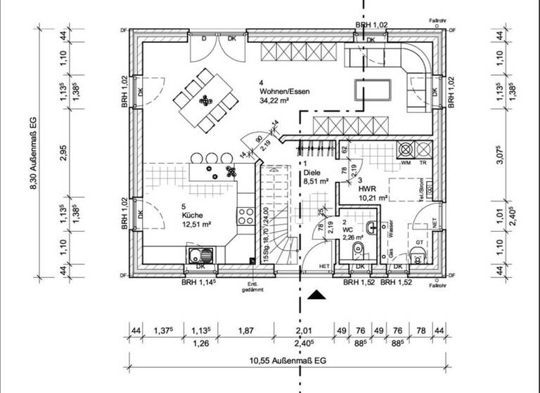 Einfamilienhaus zum Kauf - Erstbezug provisionsfrei 467.240 € 4 Zimmer 134,4 m² 801 m² Grundstück Kaltenhof Nordwestmecklenburg - Landkreis - Dassow 23942