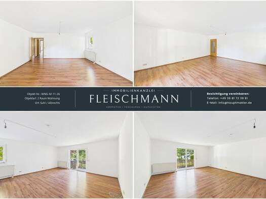 Wohnung zur Miete 480 € 2 Zimmer 67,7 m² Albrechts Suhl 98529