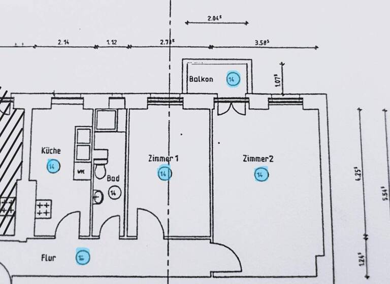 Wohnung zum Kauf 210.000 € 2 Zimmer 56 m² 1. Geschoss Tempelhof Berlin 12103