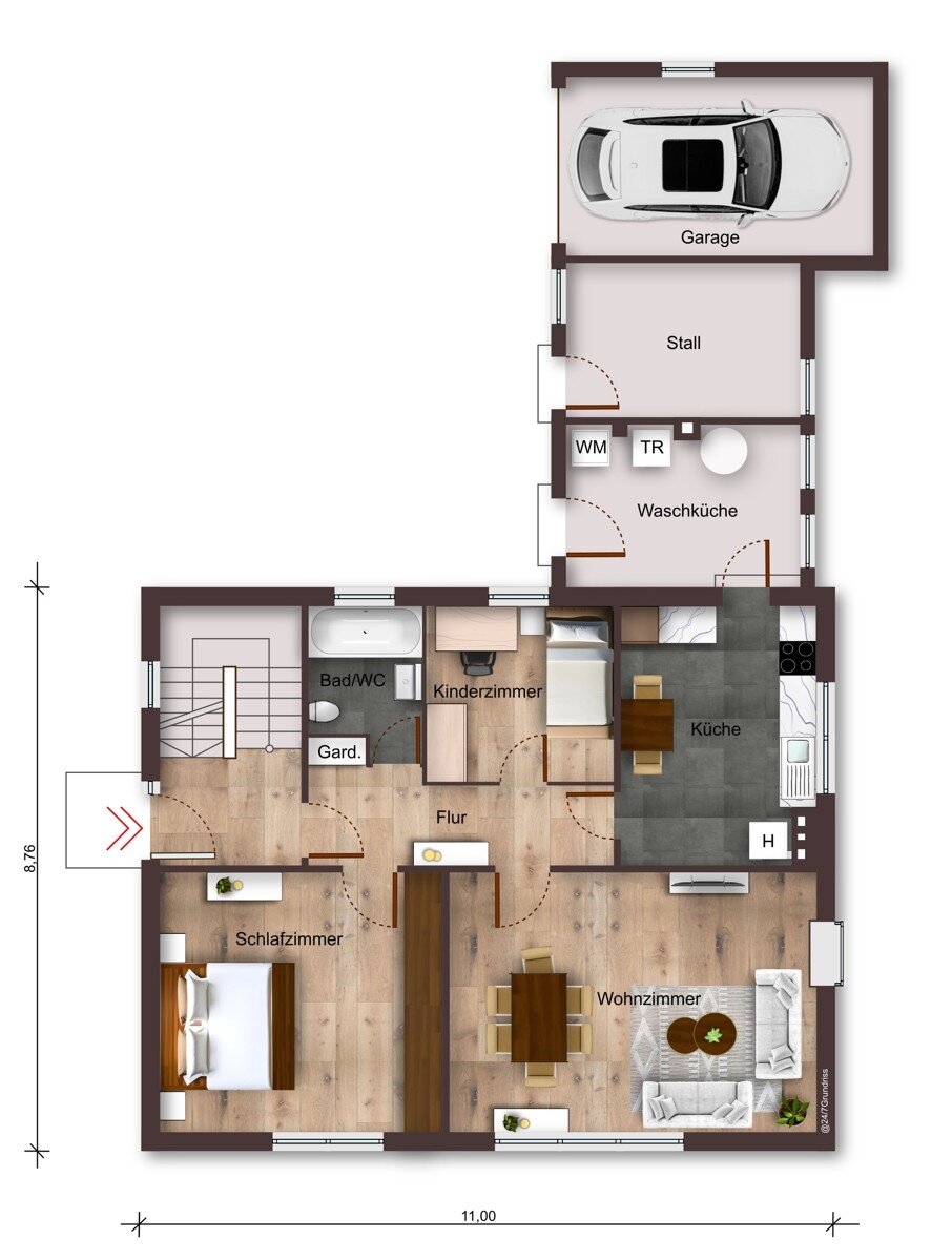 Mehrfamilienhaus zum Kauf 620.000 € 6 Zimmer 150 m²<br/>Wohnfläche 2.118 m²<br/>Grundstück Sandfeldweg 59 Eutin 23701