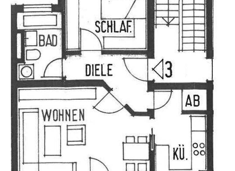 Wohnung zur Miete 490 € 2 Zimmer 57,8 m² 1. Geschoss Lessingstraße 17 Weinböhla 01689