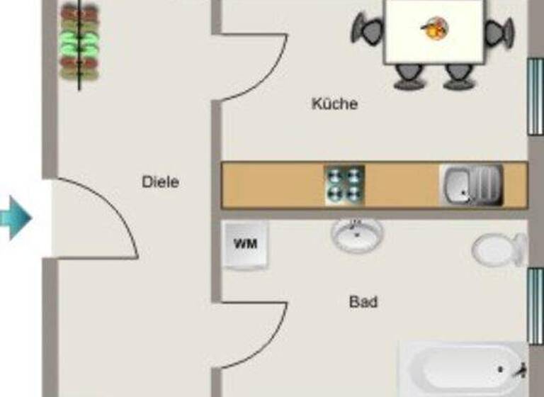 Wohnung zur Miete 444 € 2,5 Zimmer 52,9 m² 1. Geschoss frei ab 01.04.2026 Auguste-Schnakenbrock-Straße 2 a Lünen-Süd Lünen 44532