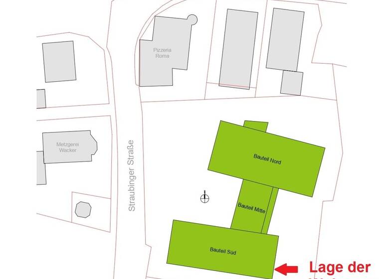 Wohnung zum Kauf - Erstbezug 345.000 € 3 Zimmer 76,1 m² 1. Geschoss Straubinger Strasse 22 Ascha 94347