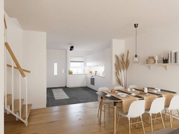 Reihenmittelhaus zum Kauf - Neubau provisionsfrei 380.190 € 3 Zimmer 101,7 m² 238 m² Grundstück frei ab sofort Alte Schmiede 21 Petersdorf Ribnitz-Damgarten 18311