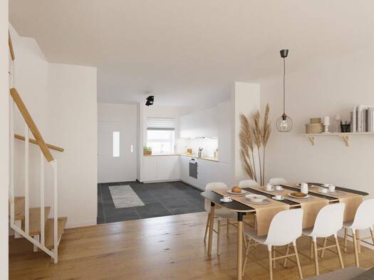 Reihenmittelhaus zum Kauf - Neubau provisionsfrei 380.190 € 3 Zimmer 101,7 m² 238 m² Grundstück frei ab sofort Alte Schmiede 21 Petersdorf Ribnitz-Damgarten 18311