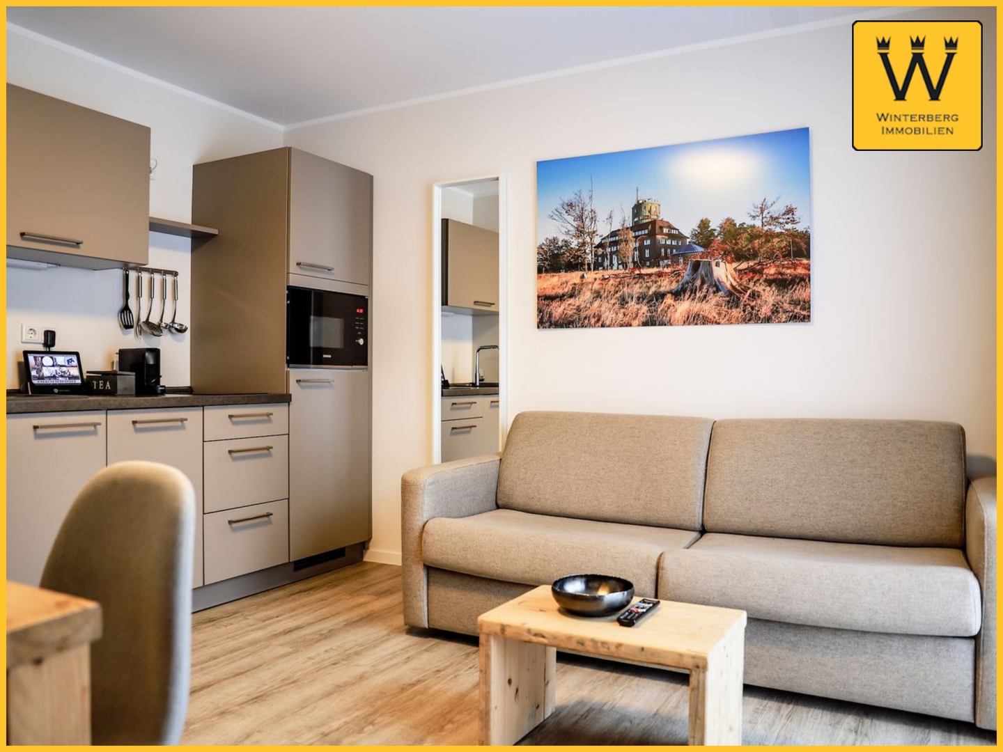 2-Zimmer Design Appartement am Skiliftkarussell mit Vermietungsgenehmigung – Schneilstraße 1, 59955 Winterberg – Bild 1 von 7