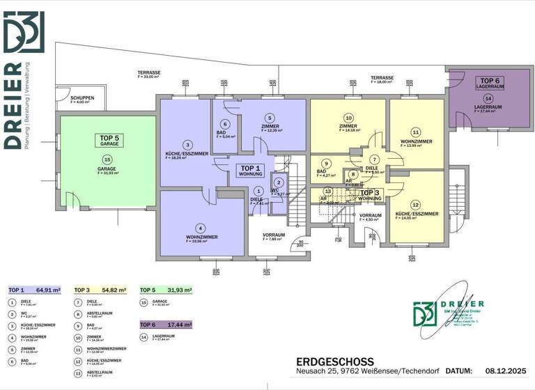 Mehrfamilienhaus zum Kauf 1.190.000 € 8 Zimmer 260 m² 583 m² Grundstück Techendorf 9762