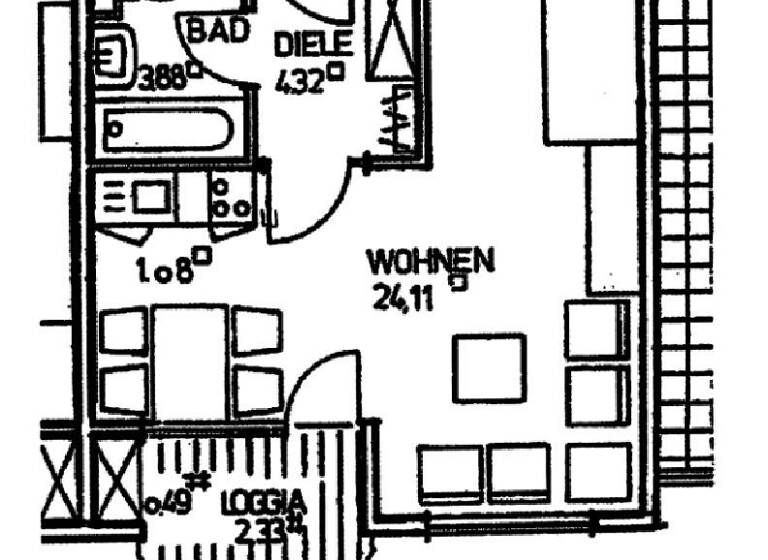Wohnung zum Kauf 249.000 € 1,5 Zimmer 35,7 m²<br/>Wohnfläche 1.<br/>Geschoss ab sofort<br/>Verfügbarkeit Merzhauser Straße 10 Wiehre Freiburg im Breisgau 79100