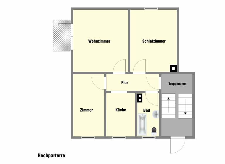 Wohnung zur Miete 350 € 3 Zimmer 59 m² frei ab 01.07.2026 Zella-Mehlis 98544