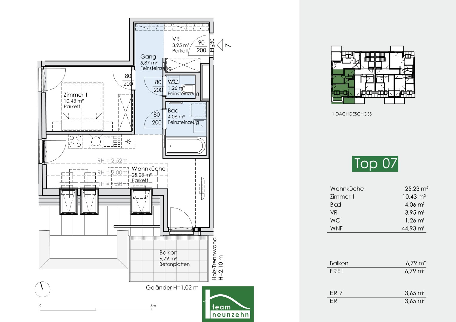 Wohnung zum Kauf provisionsfrei 249.900 € 2 Zimmer 44,8 m²<br/>Wohnfläche 4.<br/>Geschoss Gartenheimstraße 45-47 Wien 1220