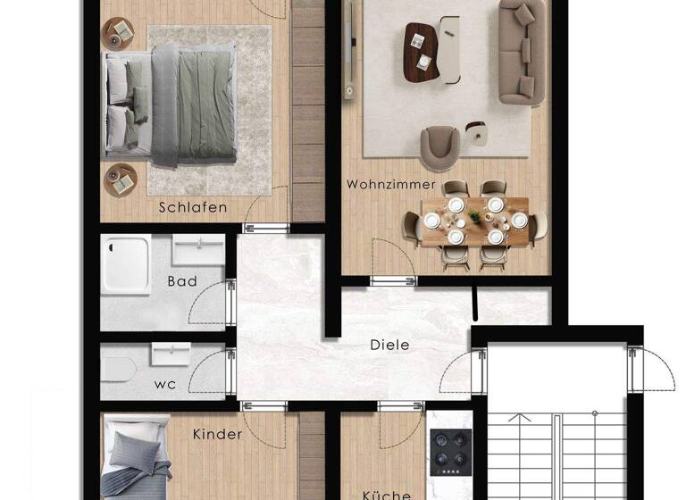 Wohnung zum Kauf 89.500 € 3 Zimmer 69 m² Moosfelde Arnsberg 59755