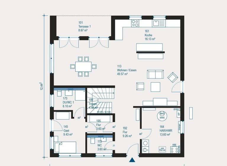 Villa zum Kauf provisionsfrei 851.000 € 5 Zimmer 250,2 m² 554 m² Grundstück Poppenreuth Fürth 90765