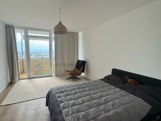 Wohnung zur Miete 1.800 € 3 Zimmer 100 m² Geschoss 12/19 frei ab sofort Sachsenhausen Frankfurt am Main 60598