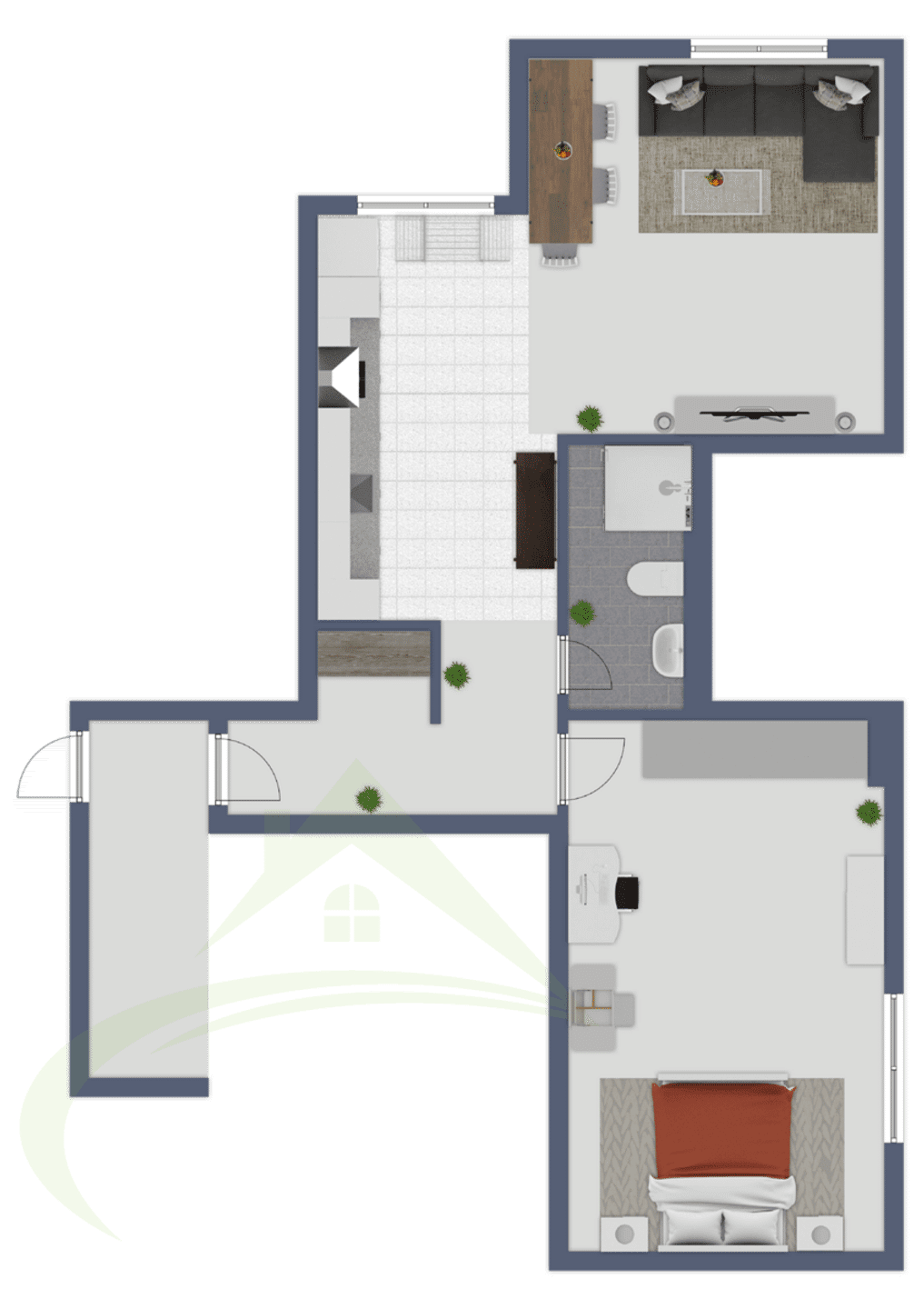 Wohnung zum Kauf 200.000 € 2 Zimmer 60 m²<br/>Wohnfläche 1.<br/>Geschoss Wahllokal 80 Siegburg 53721