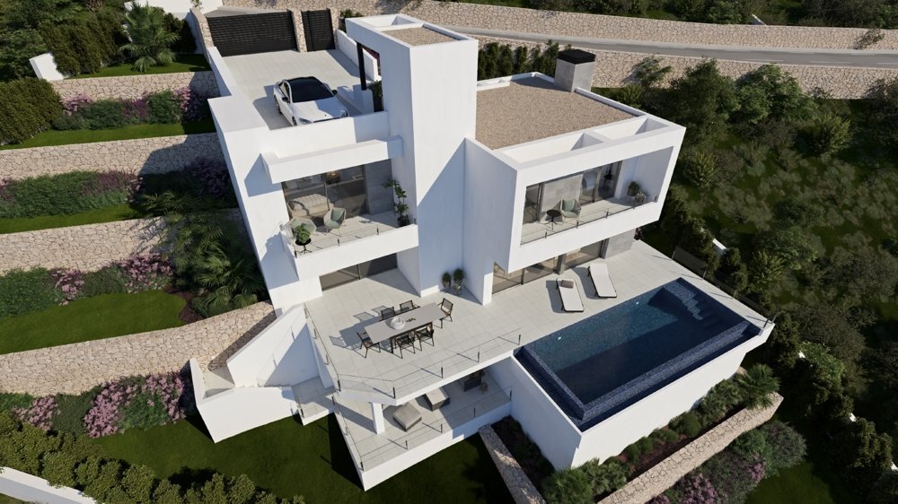 Villa zum Kauf 1.403.700 € 4 Zimmer 177,6 m²<br/>Wohnfläche 716 m²<br/>Grundstück Benitachell / Cumbre del Sol 03726