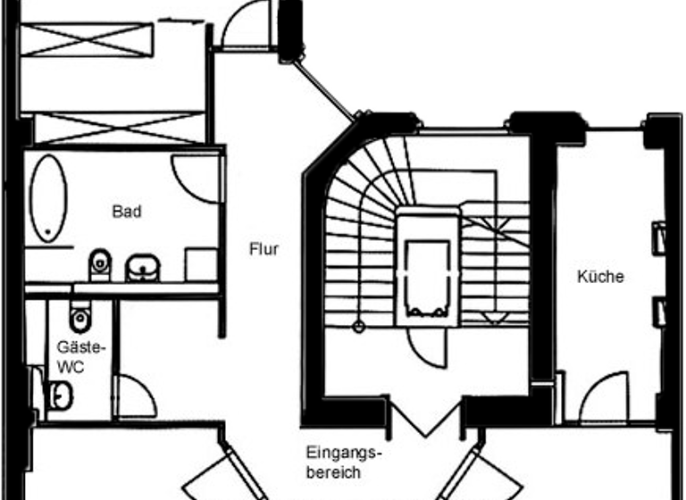 Wohnung zur Miete 2.627 € 4 Zimmer 138 m² 1. Geschoss Friedrichstraße 166 Mitte Berlin 10117