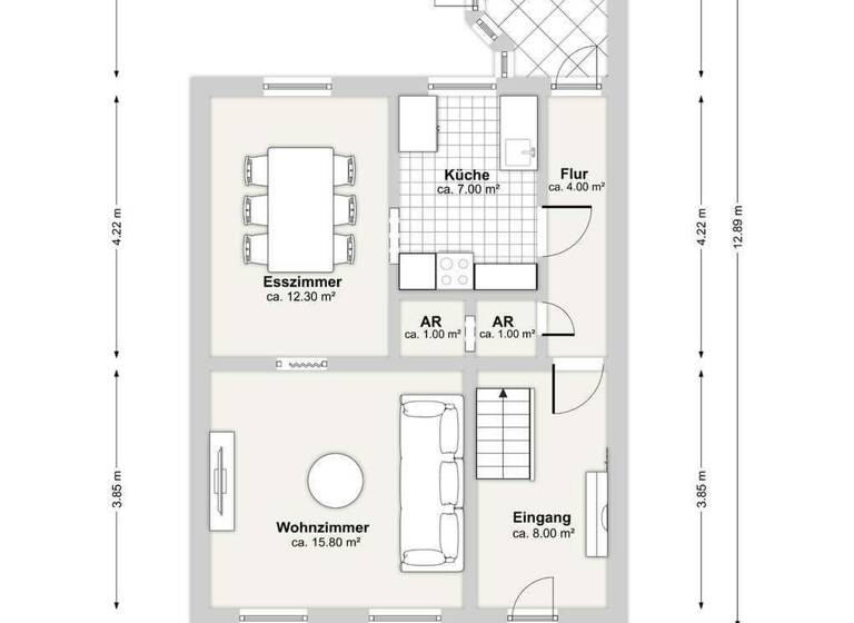 Reihenmittelhaus zum Kauf 49.900 € 4,5 Zimmer 92 m² 512 m² Grundstück Brüel 19412
