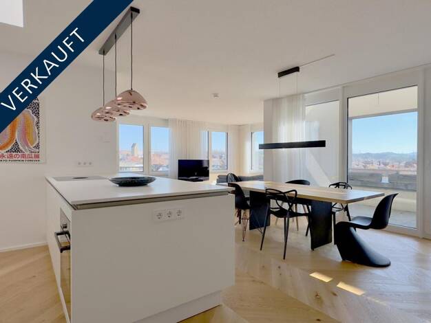 Penthouse zum Kauf 695.000 € 4,5 Zimmer 121,4 m² 4. Geschoss Wendlingen Wendlingen am Neckar 73240