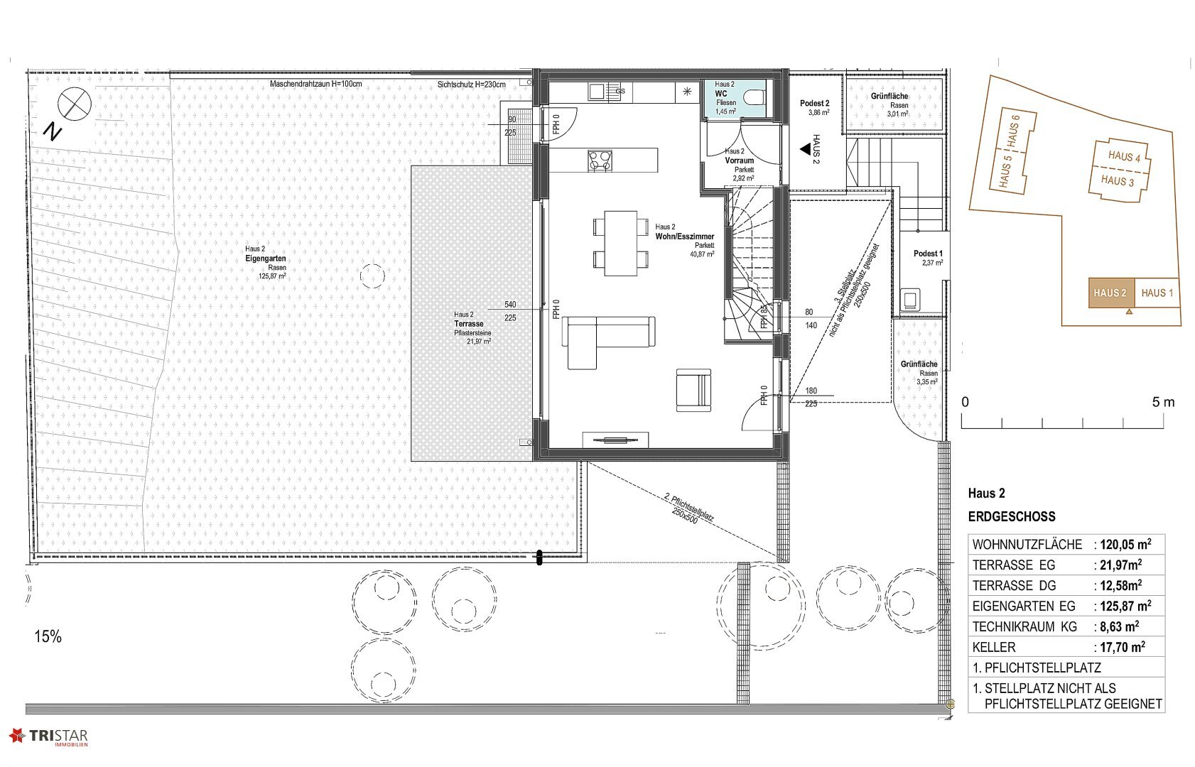 Doppelhaushälfte zum Kauf 999.000 € 5 Zimmer 120,1 m²<br/>Wohnfläche 31.12.2024<br/>Verfügbarkeit Klosterneuburg 3400