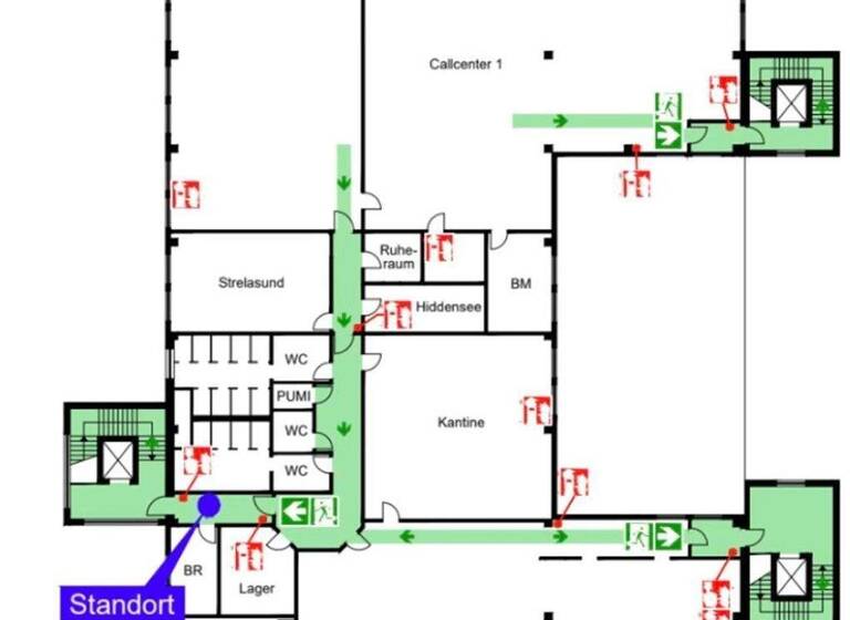 Büro zur Miete provisionsfrei 11,75 € 670 m² Bürofläche Lütten Klein Rostock 18107