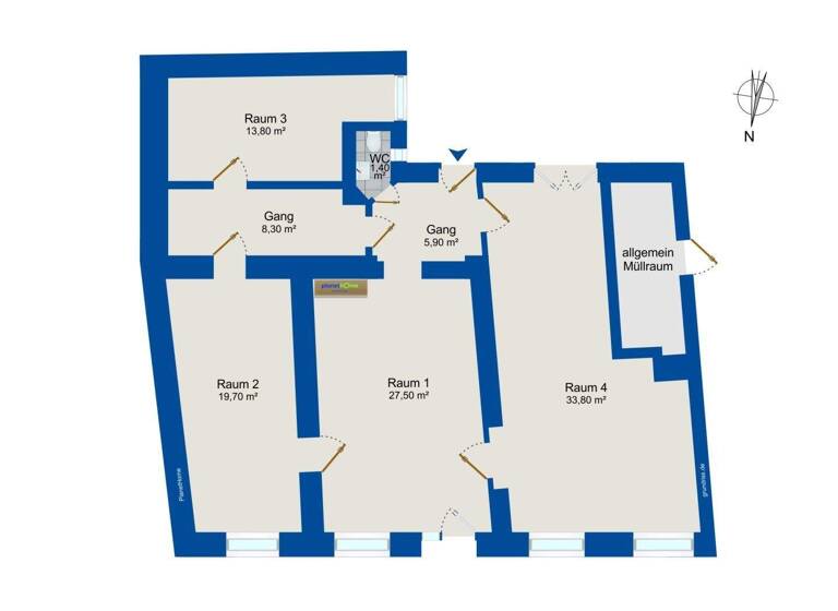 Bürofläche zur Miete 1.250 € 4 Zimmer Baden bei Wien 2500