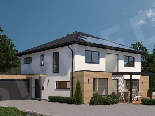 Haus zum Kauf - Erstbezug 742.400 € 7 Zimmer 178 m² 825 m² Grundstück Großenritte Baunatal 34225