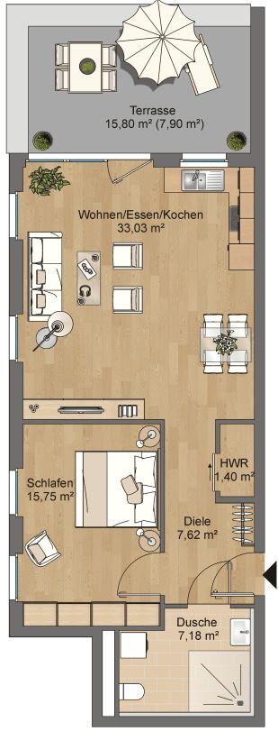 Wohnung zur Miete 875 € 2 Zimmer 72 m²<br/>Wohnfläche 3.<br/>Geschoss 01.12.2024<br/>Verfügbarkeit Pappelweg 11 Lamboy Hanau 63452