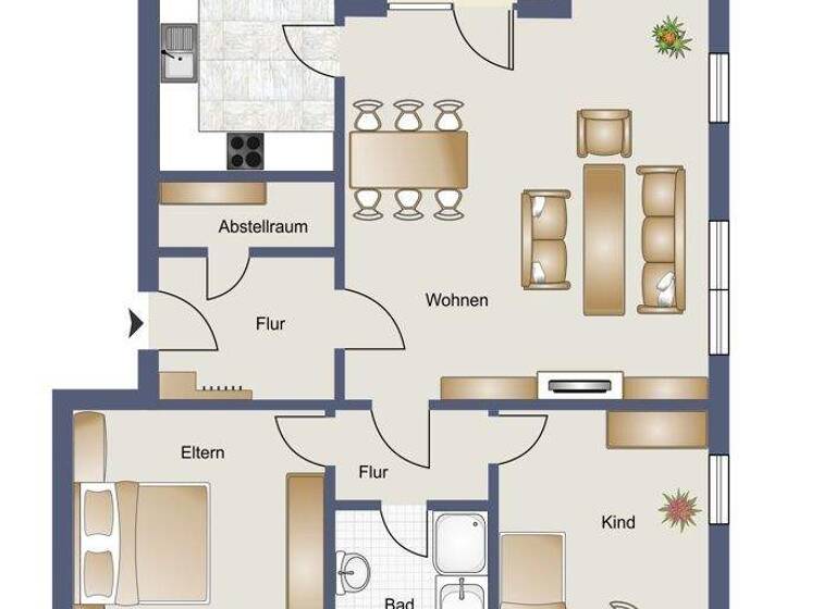 Wohnung zur Miete 725 € 3 Zimmer 87,6 m² Schmallenberg 57392