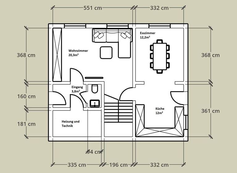 Mehrfamilienhaus zum Kauf provisionsfrei 599.000 € 7,5 Zimmer 190 m²<br/>Wohnfläche 220 m²<br/>Grundstück ab sofort<br/>Verfügbarkeit Großgartach Leingarten 74211