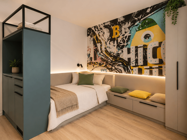 Wohnung zur Miete 680 € 1 Zimmer 25,3 m² 4. Geschoss frei ab sofort Tafelhof Altstadt und engere Innenstadt 90443