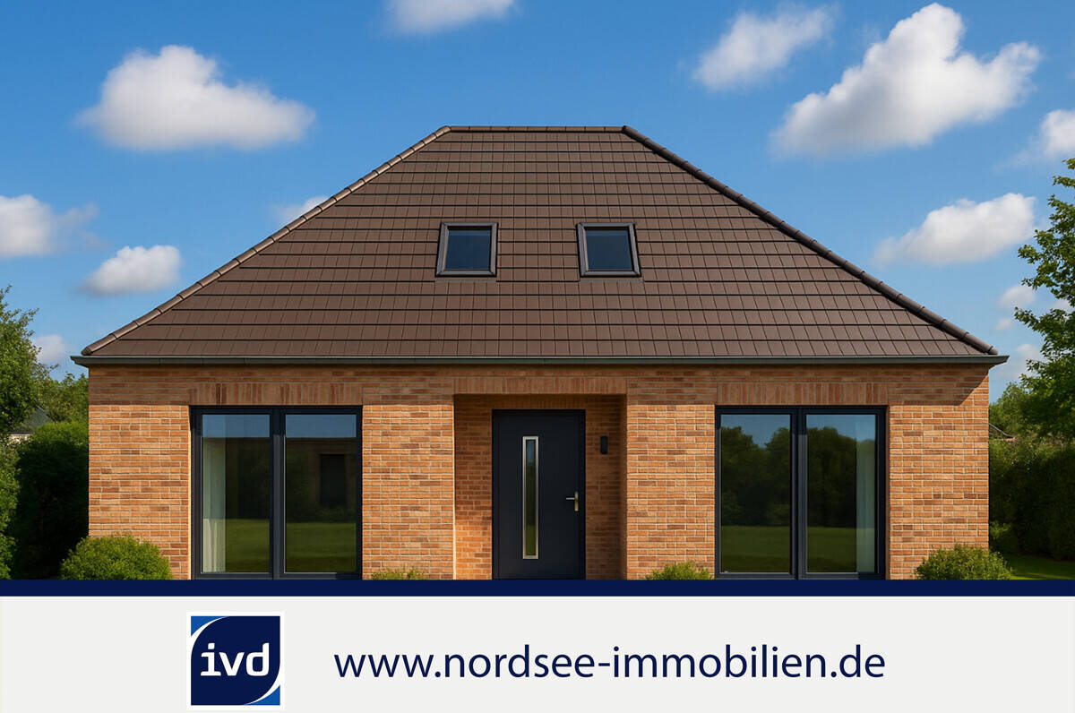 Bungalow Neubau A+ mit Wärmepumpe