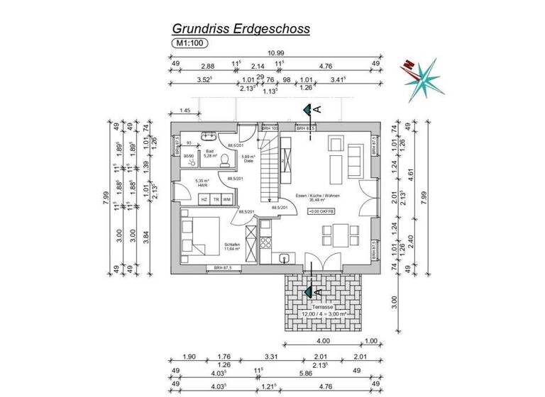 Einfamilienhaus zum Kauf - Erstbezug 425.000 € 4 Zimmer 103 m² 558 m² Grundstück Norden 26506