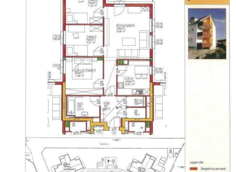 Wohnung zum Kauf 196.000 € 4 Zimmer 82,2 m² Toppelstraße Pottenbrunn 3140