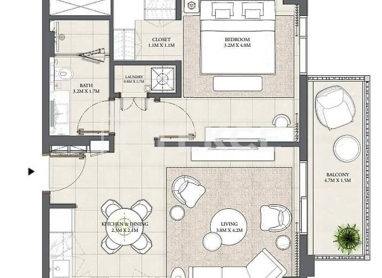 Wohnung zum Kauf 1.035.000 € 4 Zimmer 137 m² 2. Geschoss Dubai
