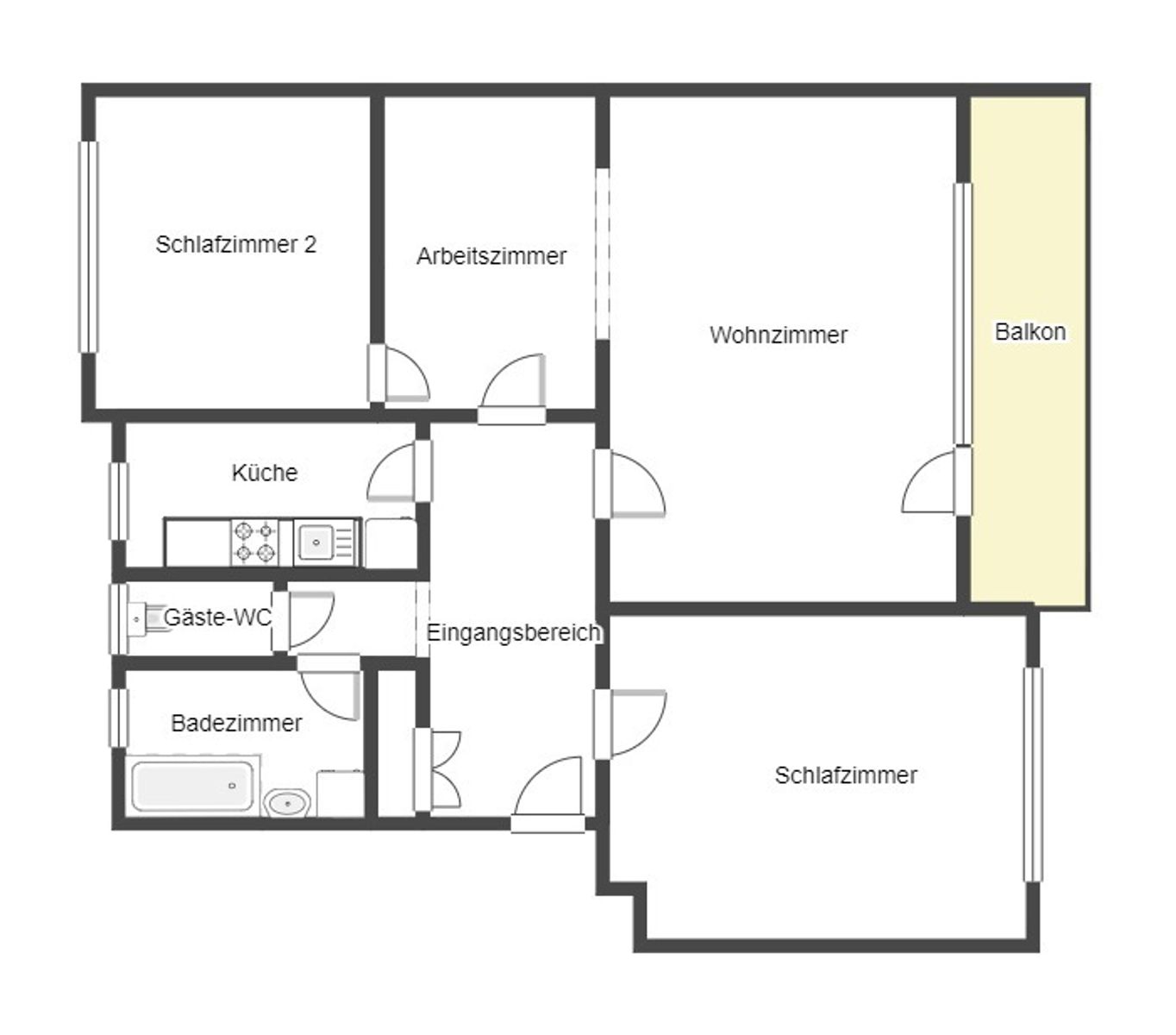 Immobilie zum Kauf als Kapitalanlage geeignet 299.000 € 3,5 Zimmer 97 m²<br/>Fläche Benrath Düsseldorf 40597