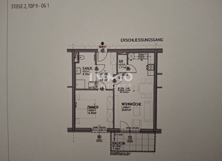 Wohnung zur Miete - Erstbezug 657 € 2 Zimmer 55,5 m² EG Sankt Georgen am Leithagebirge Eisenstadt 7000