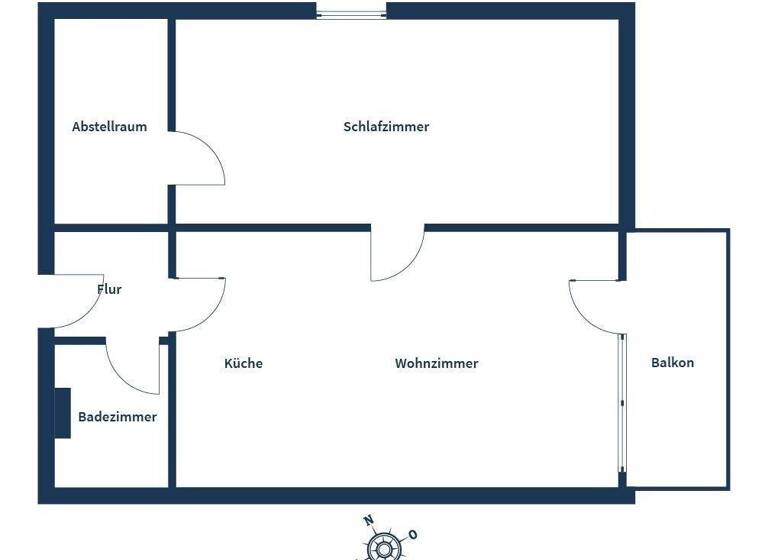 Wohnung zum Kauf 65.000 € 2 Zimmer 46 m² EG Langfurth 94572