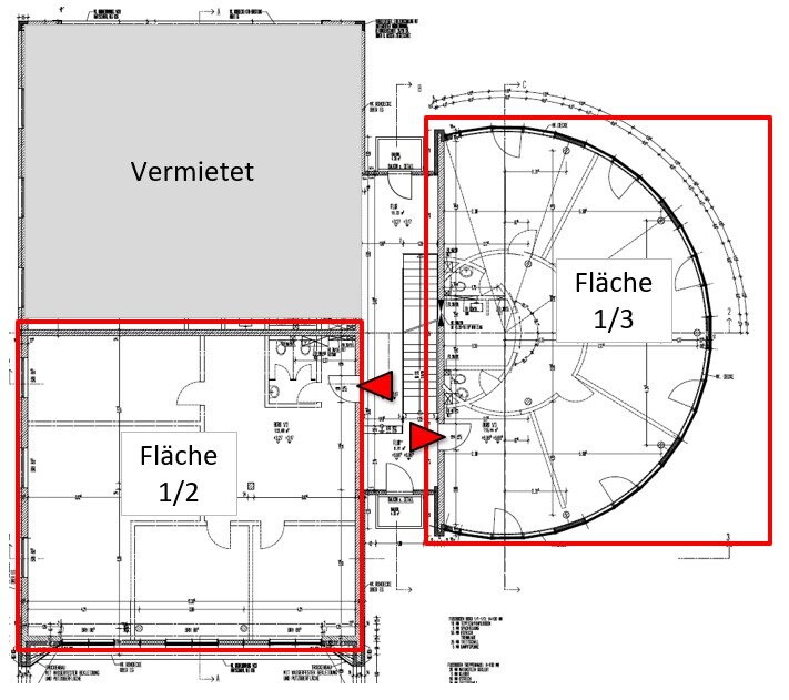 Bürofläche zur Miete 13,50 € 387 m²<br/>Bürofläche ab 119,4 m²<br/>Teilbarkeit Rosenheim 83026