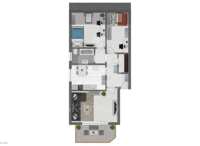 Wohnung zum Kauf 129.000 € 3 Zimmer 65 m² 3. Geschoss Buir Kerpen 50170