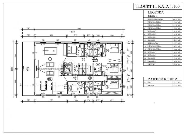 Wohnung zum Kauf 6 Zimmer 188 m² 2. Geschoss Porec Luka